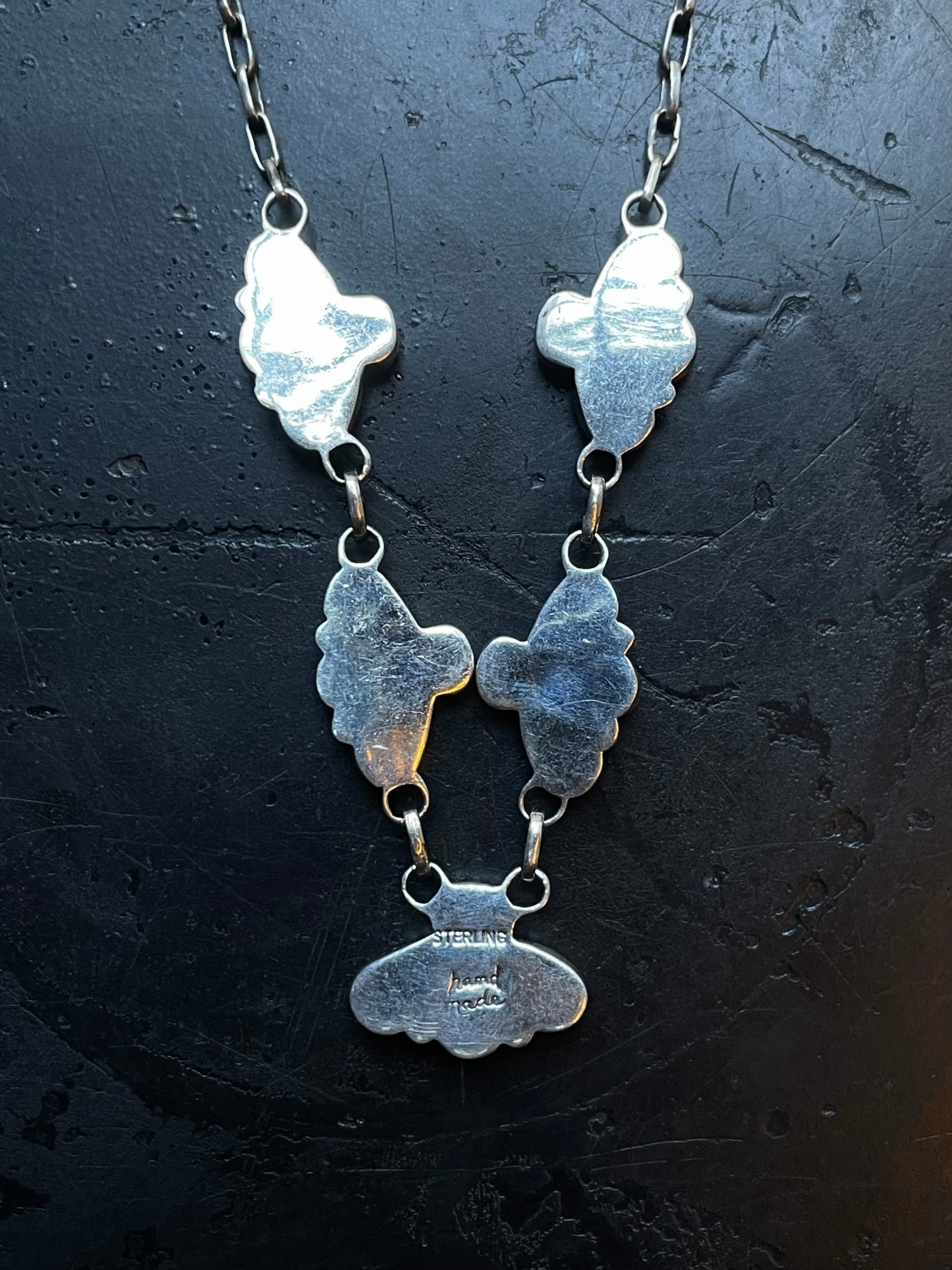 Kingman Turquoise Statement Necklace | 925 Sterling Silver E350