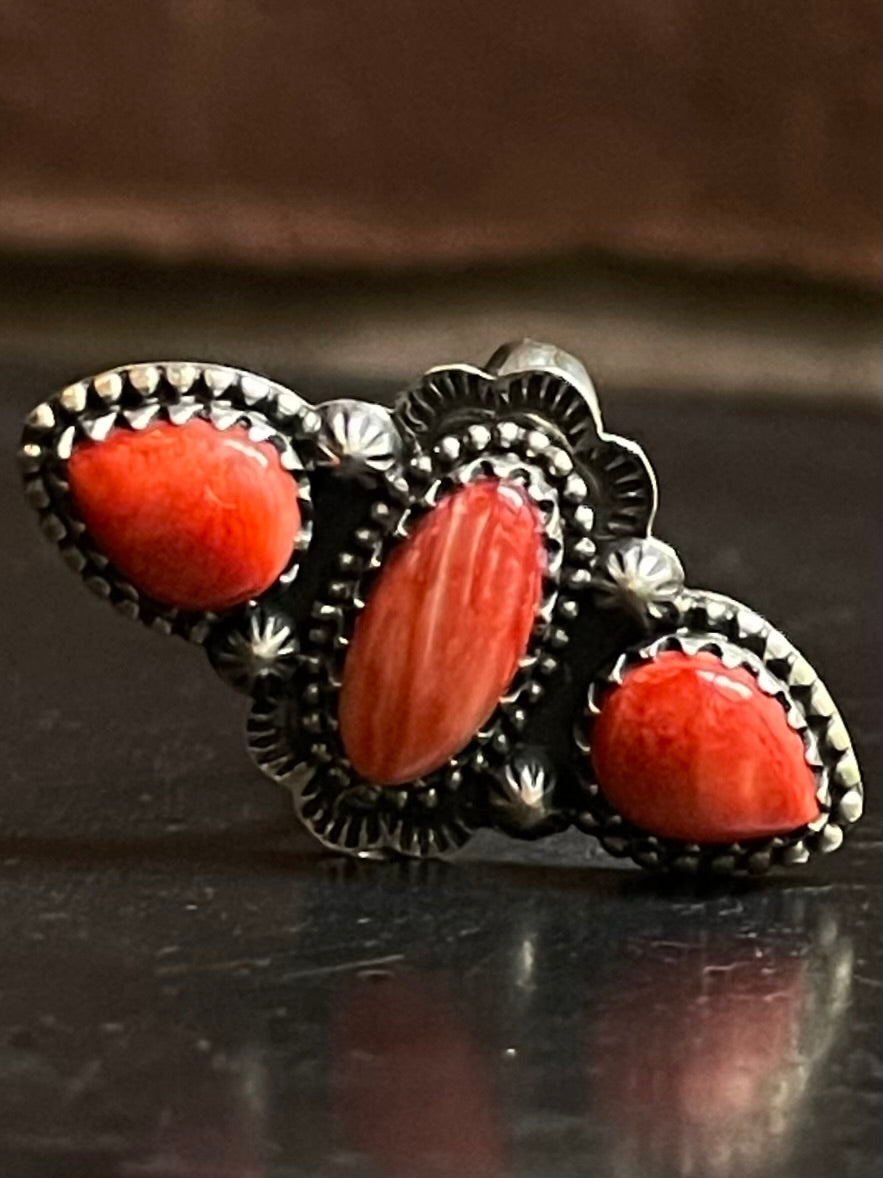 Spiny Oyster Ring Size 7| 925 Sterling Silver G232