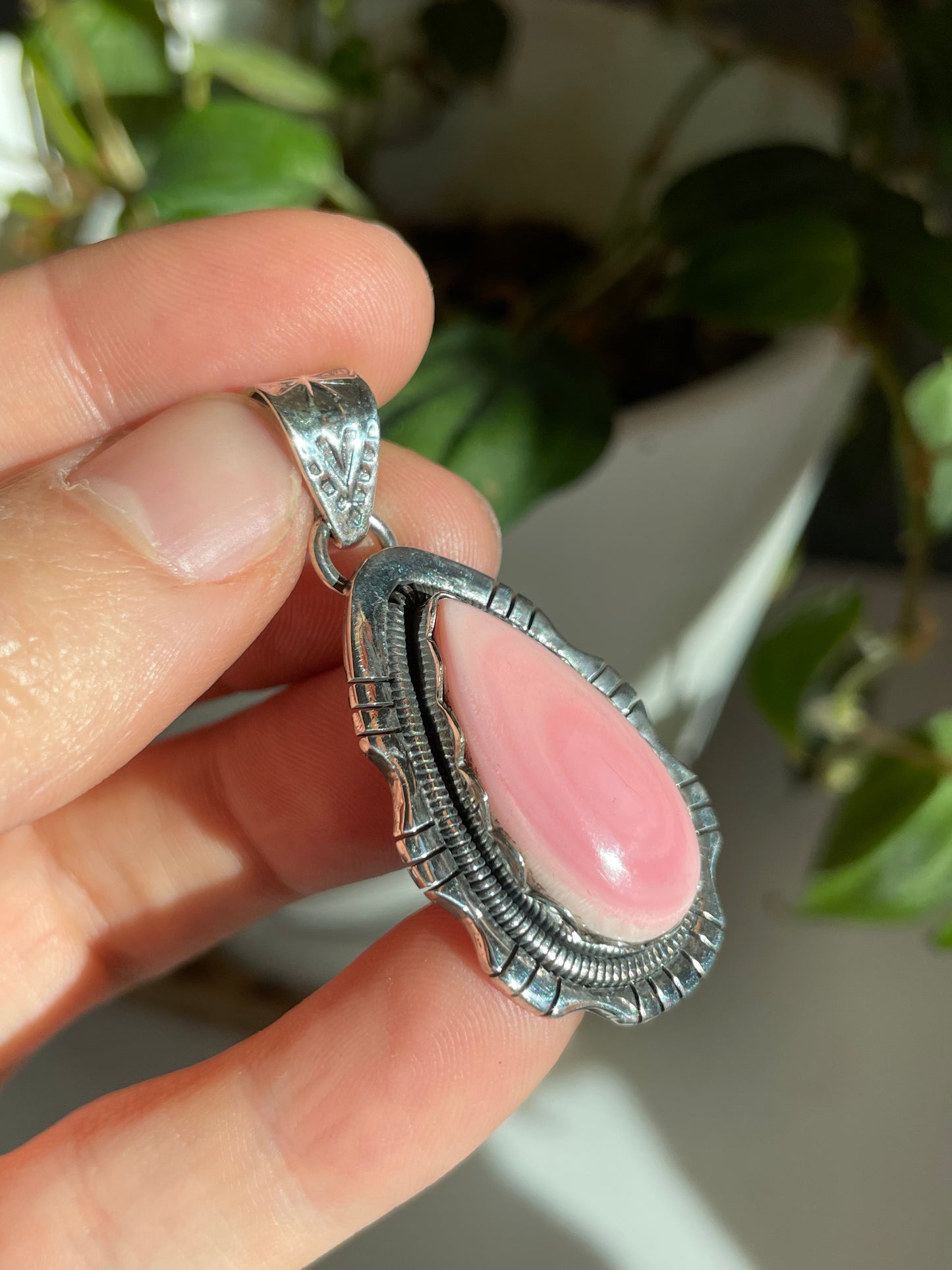 Pink Conch Pendant | Sterling Silver 925 B780