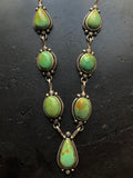 Kingman Turquoise Lariat Necklace | 925 Sterling Silver G613