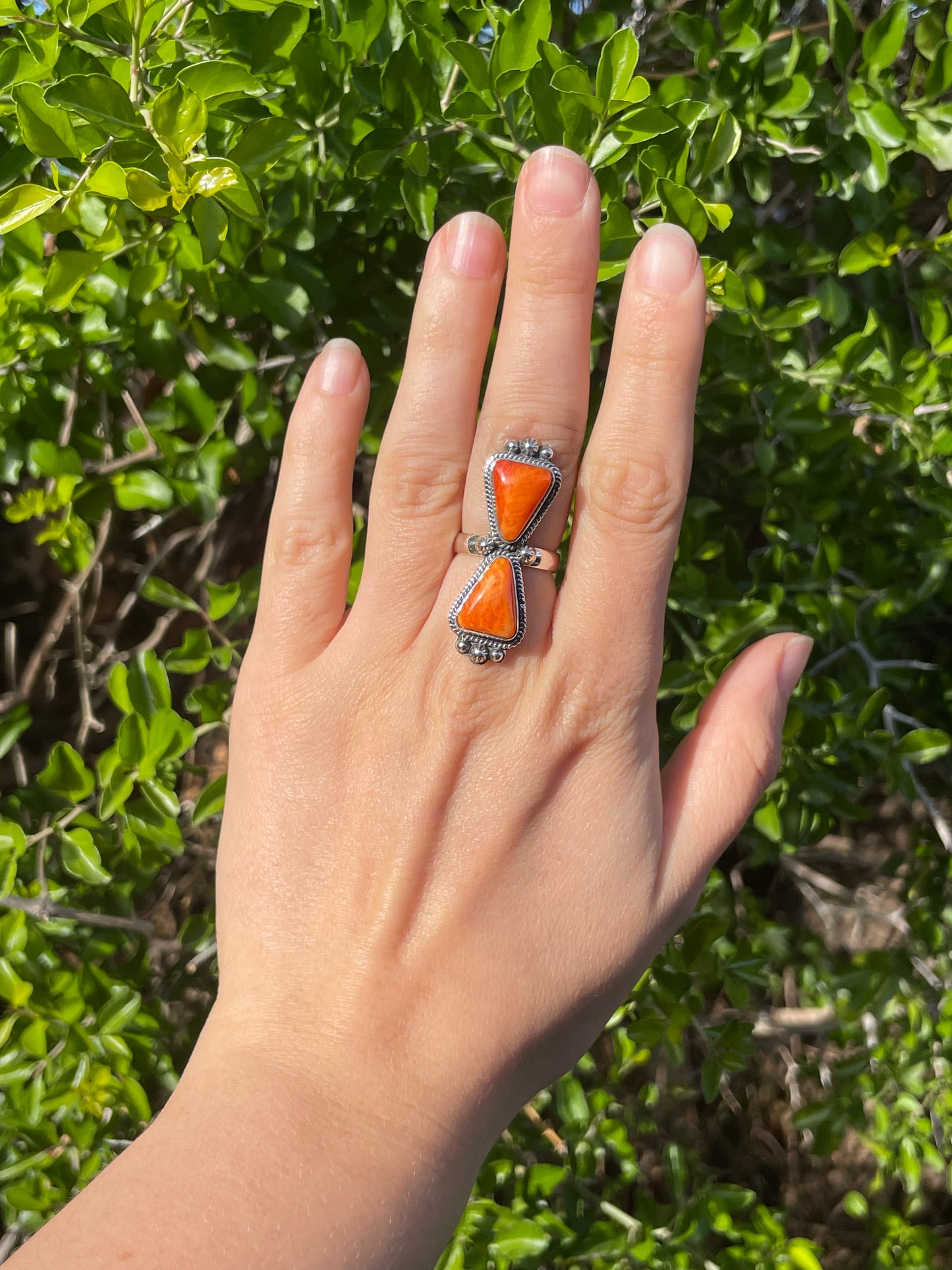 Spiny Oyster Ring Size 6.75 | 925 Sterling Silver B579