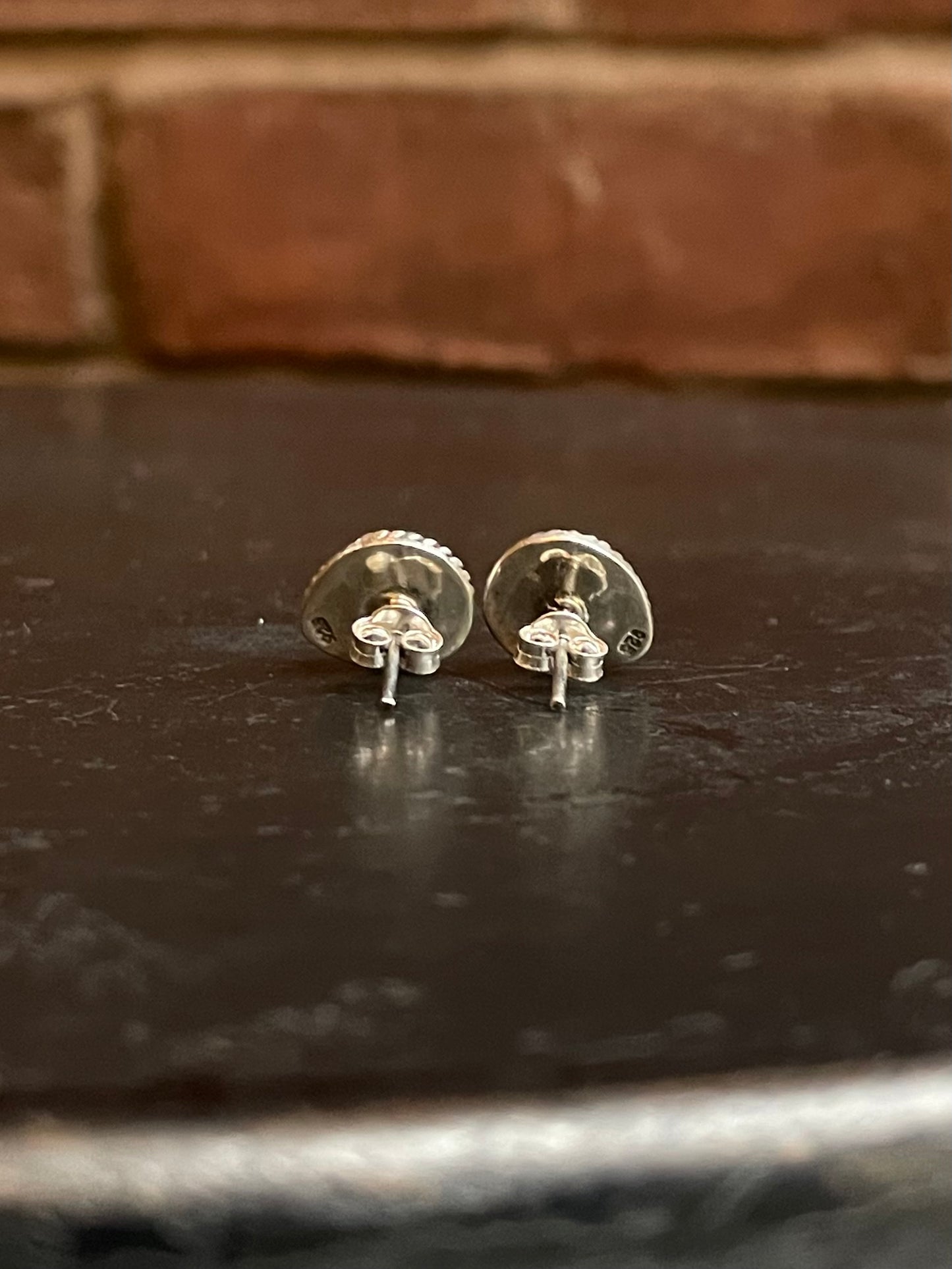 Pink Conch Stud Earrings | 925 Sterling Silver G183