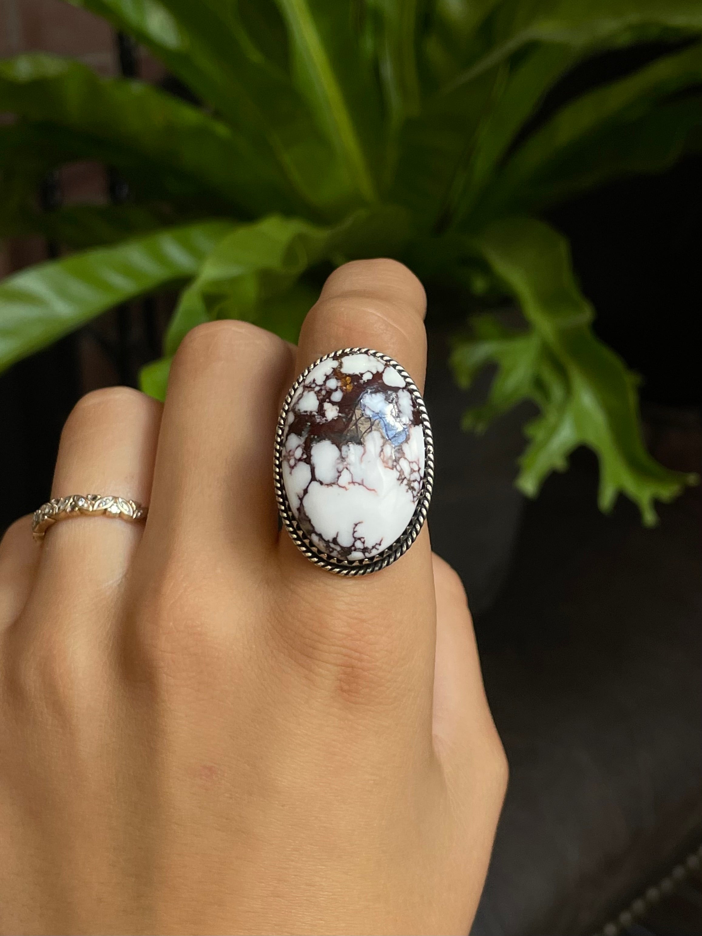 Wild Horse Ring | 925 Sterling Silver Size 9 G571