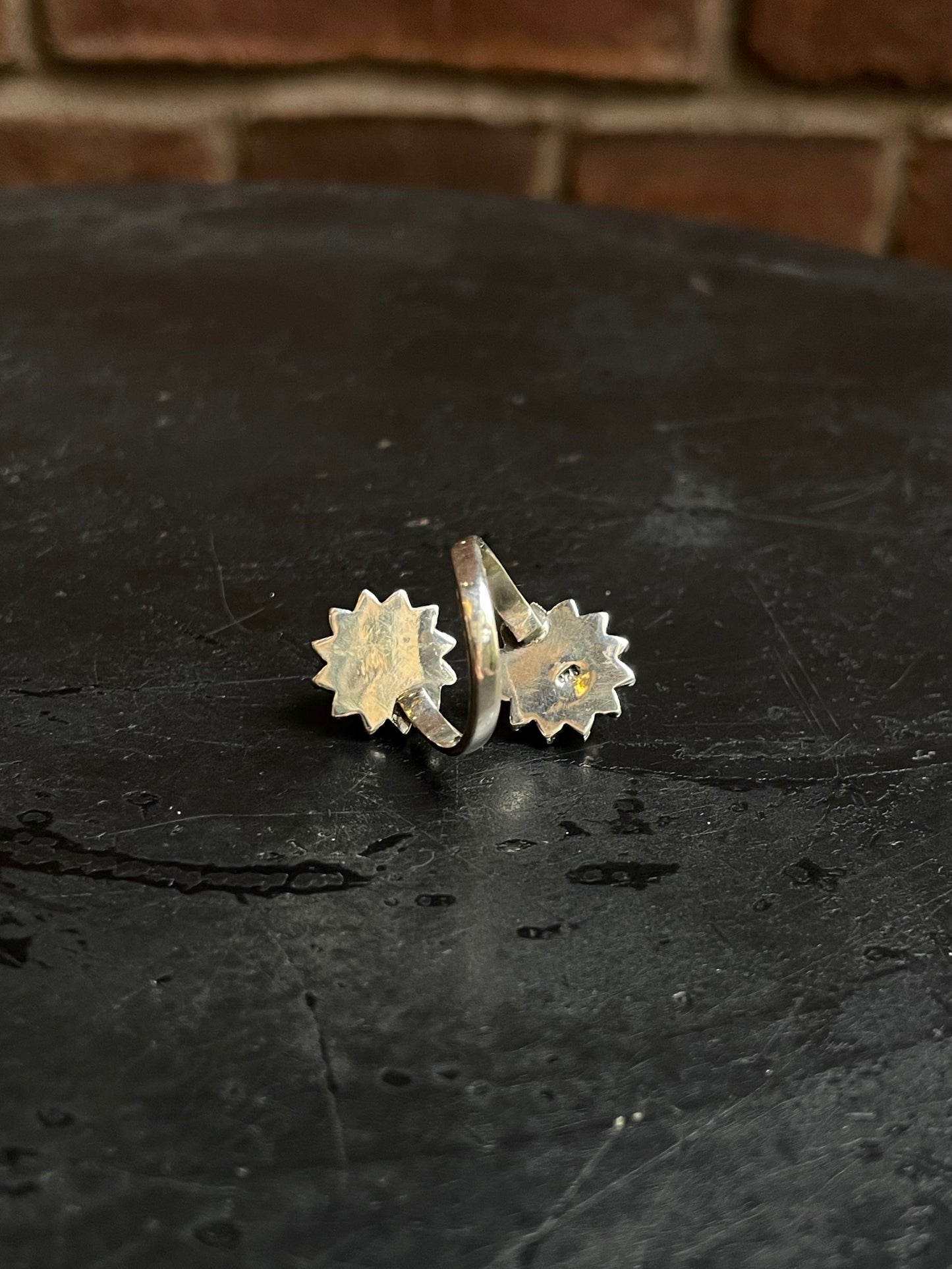 Spiny Oyster Bypass Ring Size 6 | 925 Sterling Silver Southwest E142