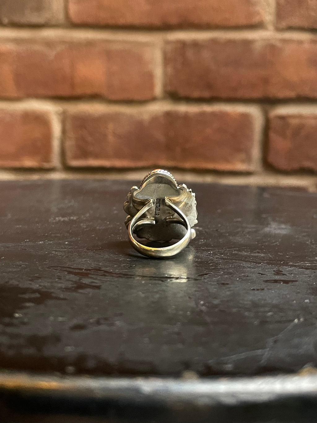 Spiny Oyster Floral Ring Size 6 | 925 Sterling Silver Southwest E168