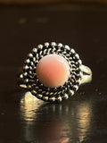 Pink Conch Ring Size 6 | 925 Sterling Silver G533