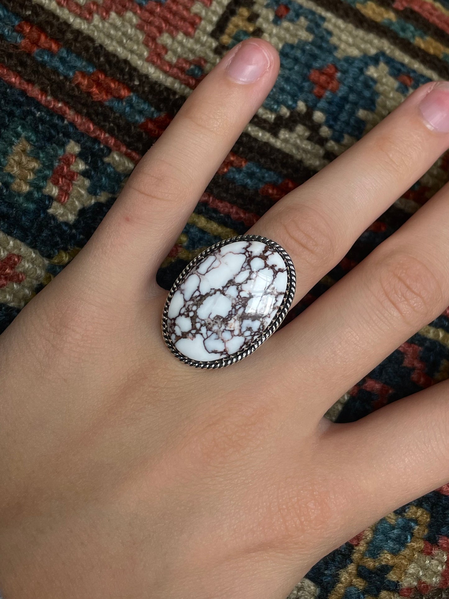 Wild Horse Ring | Sterling Silver 925 | Size 7 C590
