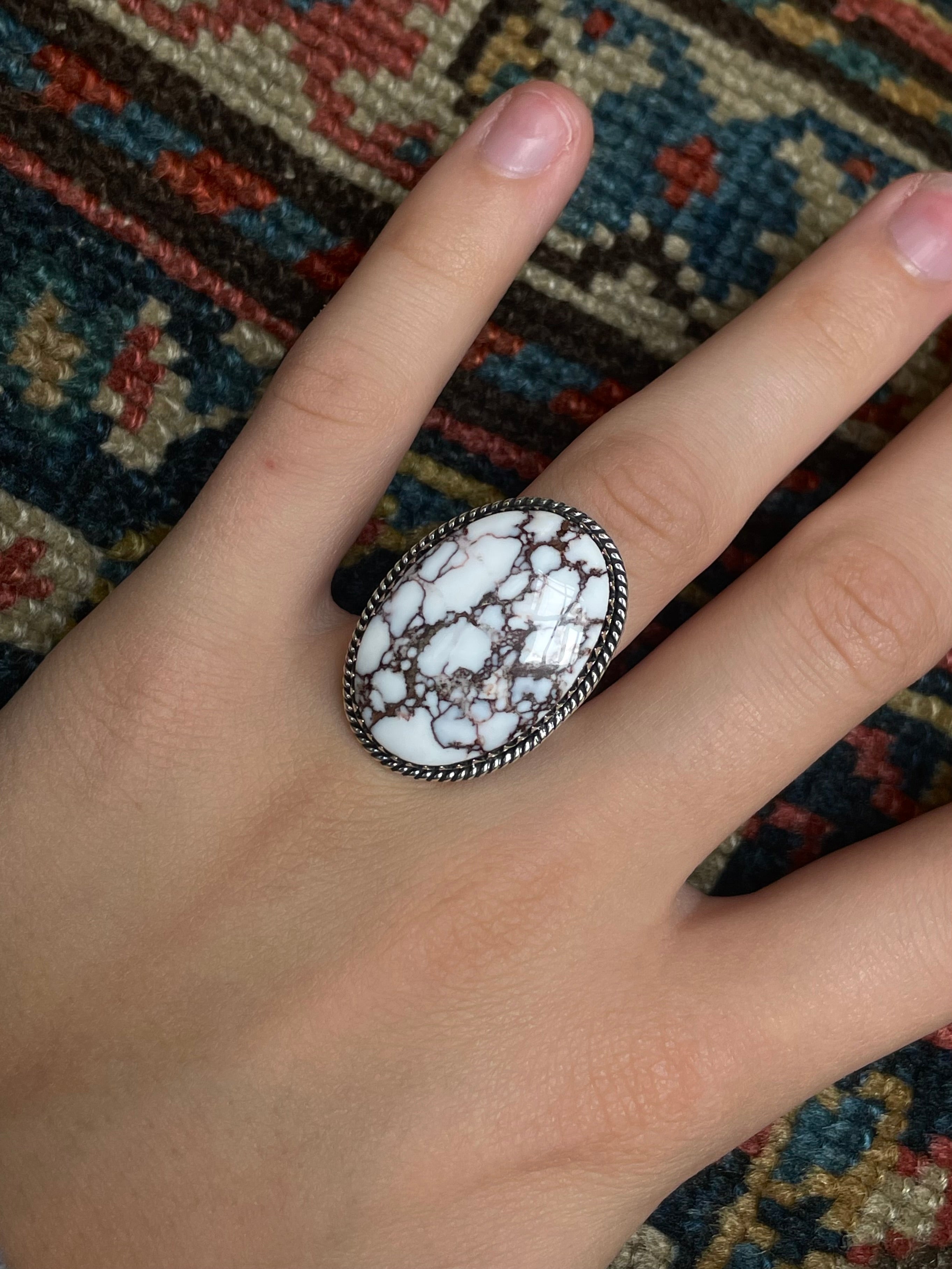 Wild Horse Ring | Sterling Silver 925 | Size 7 C590