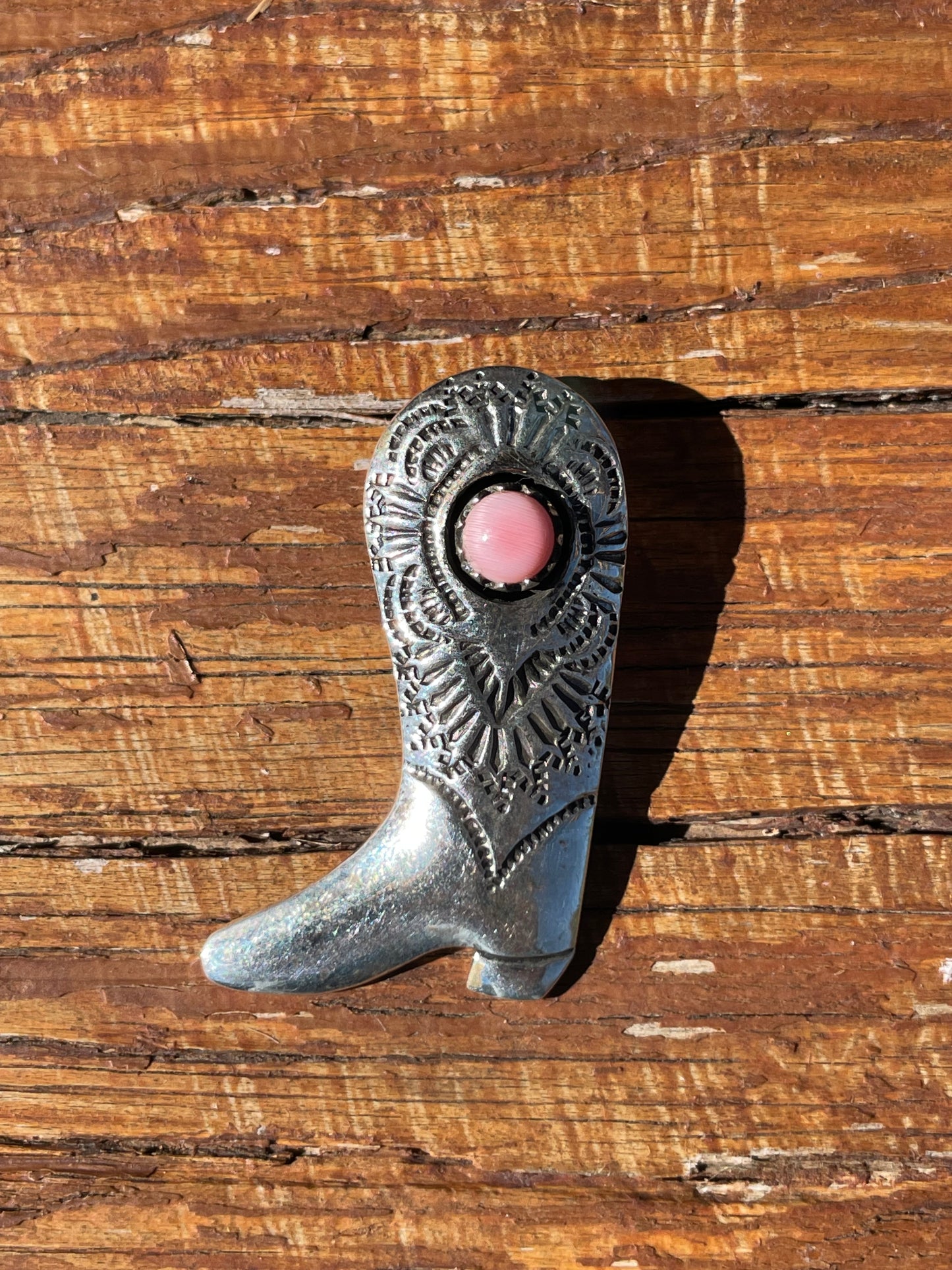 Spiny Oyster Boot Pendant | 925 Sterling Silver B912
