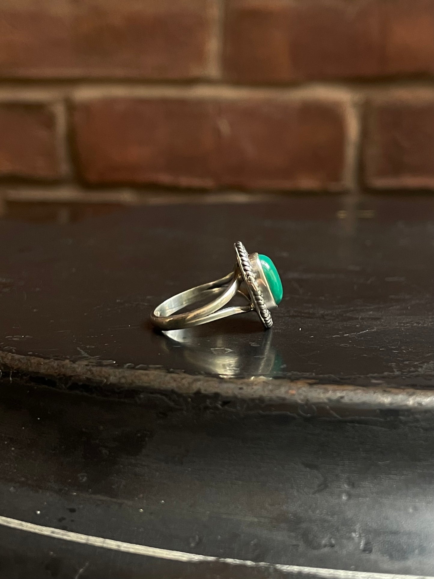 Kingman Turquoise Ring Size 6 | 925 Sterling Silver E726