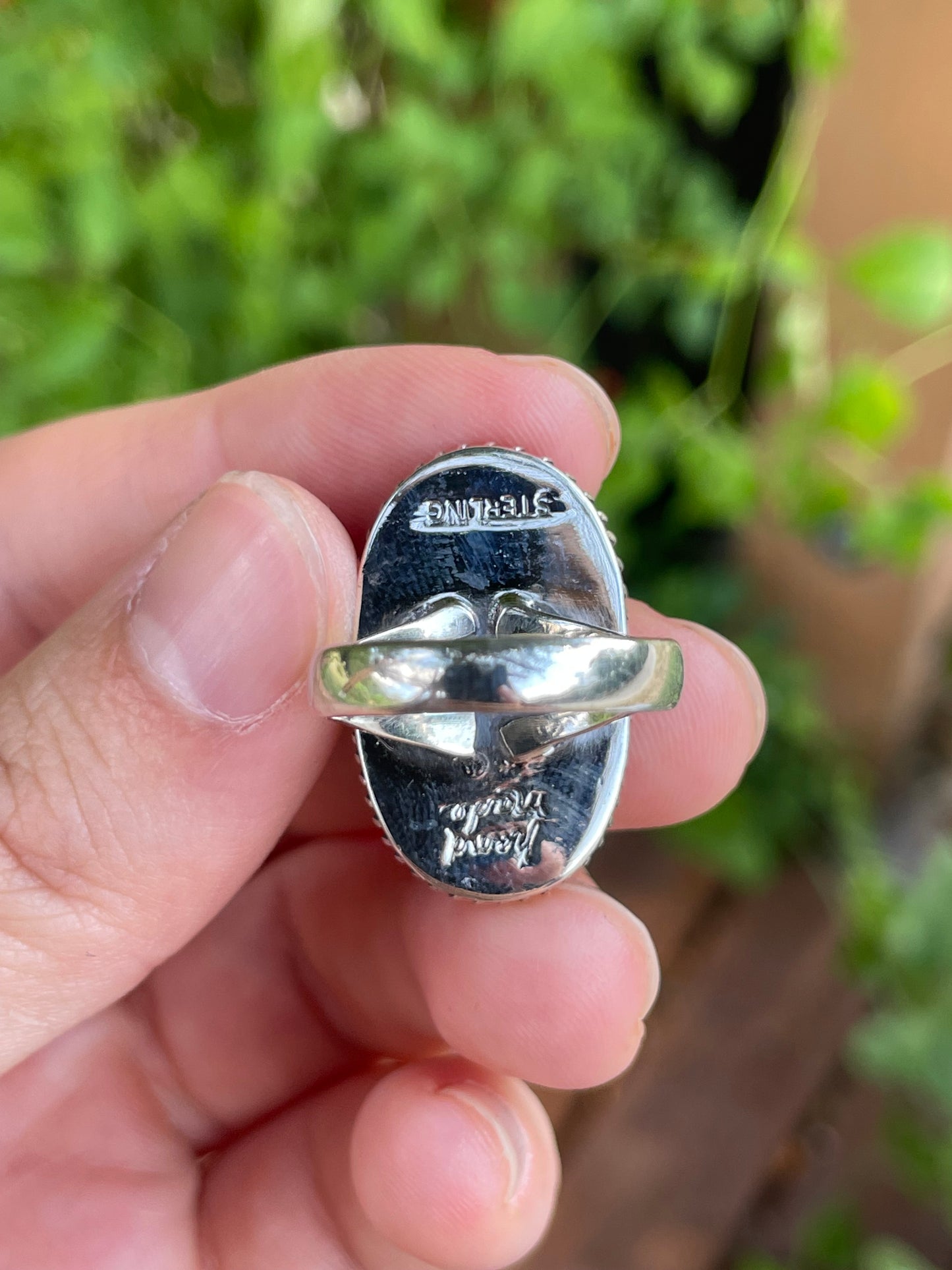 Turquoise Ring | 925 Sterling Silver Size 7 Y58