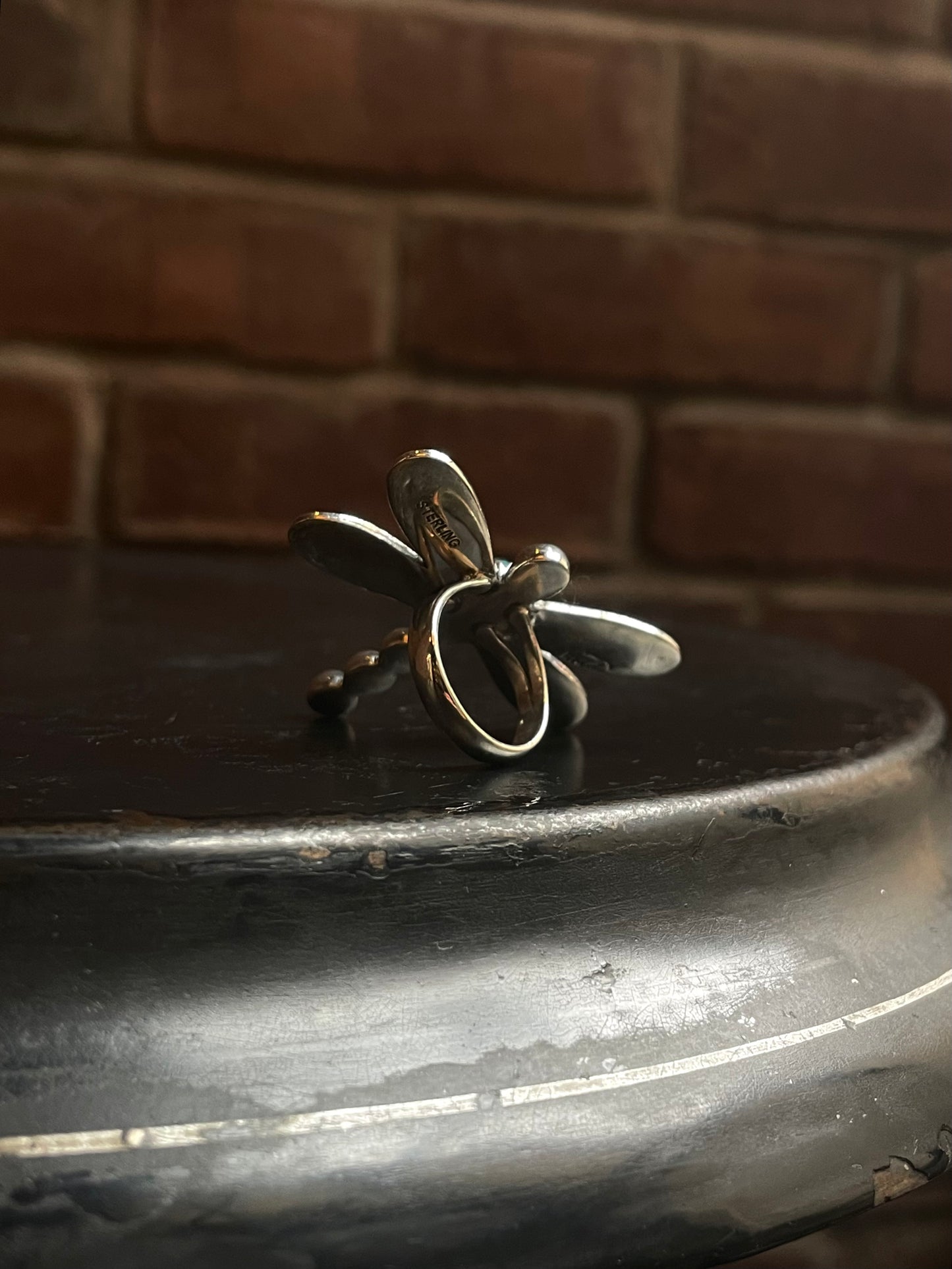 Turquoise Dragonfly Ring Size 6 | 925 Sterling Silver C927