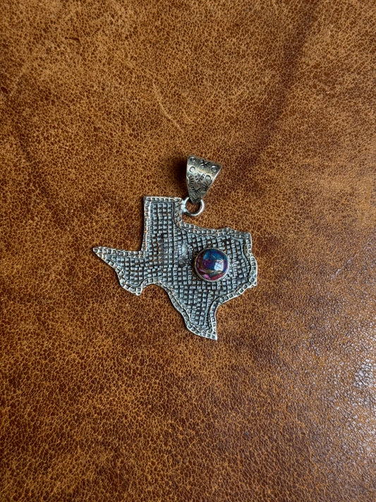 Texas Dahlia Pendant | Sterling Silver | A817
