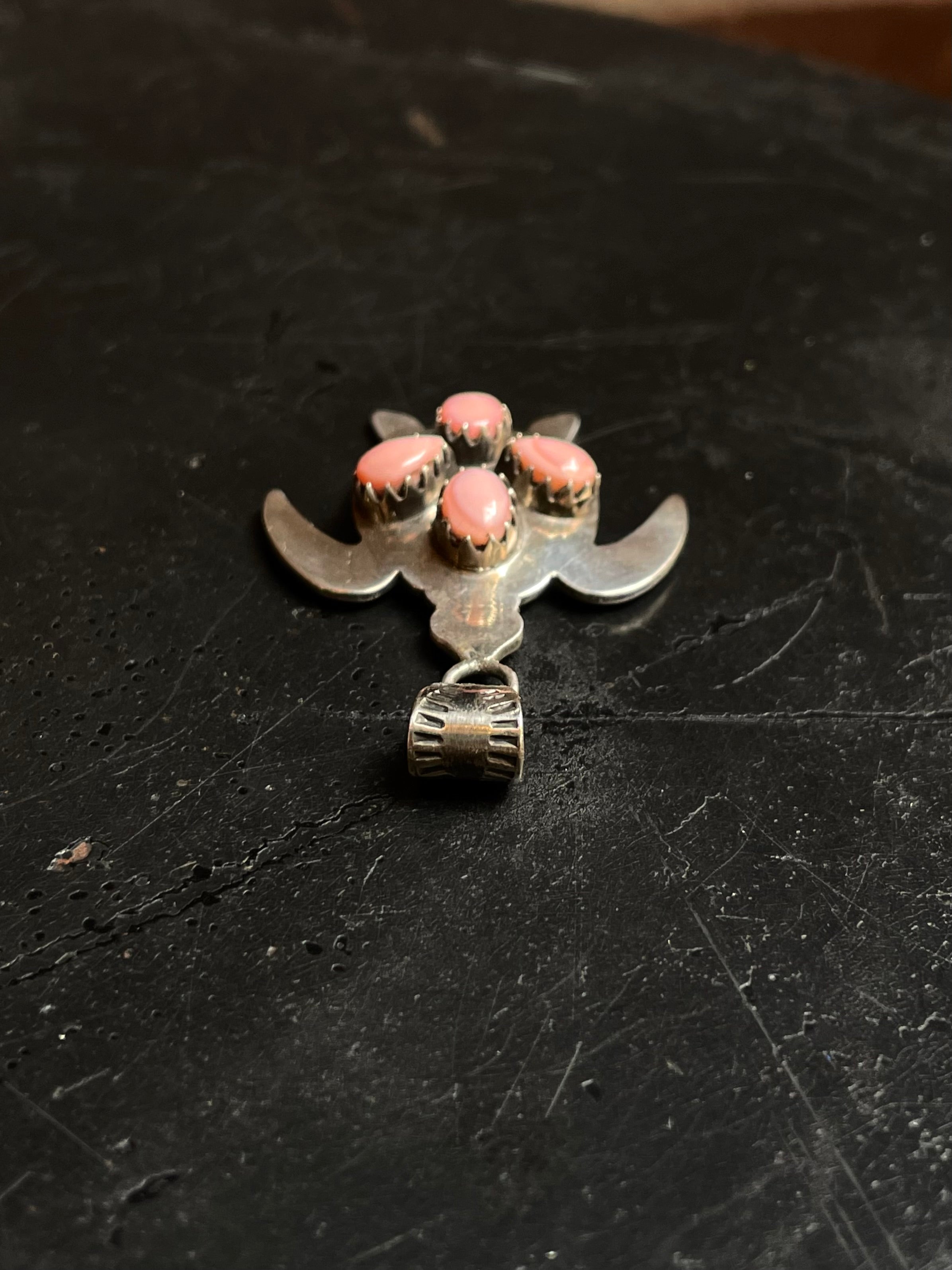 Pink Conch Turtle Pendant | 925 Sterling Silver C994