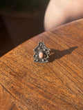 Pink Conch Ring Size | 925 Sterling Silver C881