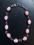 Pink Conch Bracelet | 925 Sterling Silver Link Bracelet E546