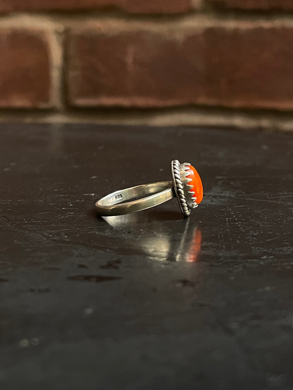 Spiny Oyster Ring Size 8 | 925 Sterling Silver G230