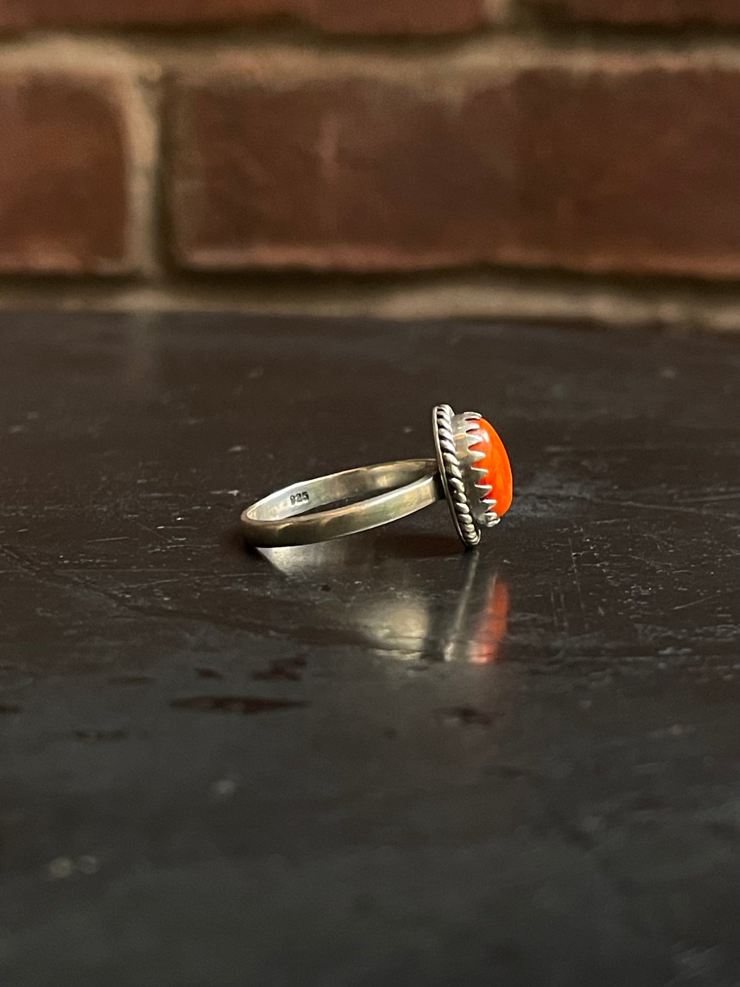 Spiny Oyster Ring Size 8 | 925 Sterling Silver G230