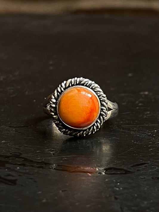 Spiny Oyster Ring Size 7 | 925 Sterling Silver Southwest E134