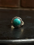 Kingman Turquoise Ring Size 6 | 925 Sterling Silver Southwest E213