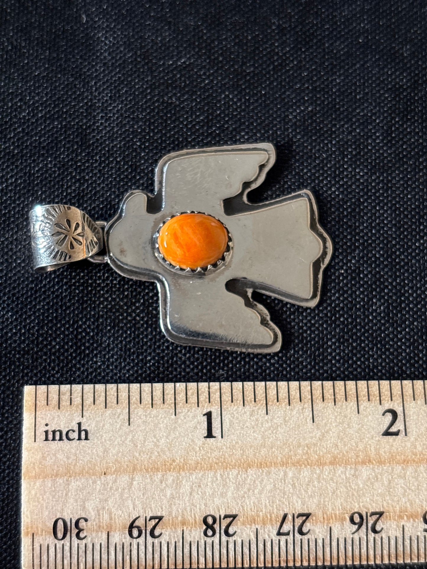 Spiny Oyster Thunderbird Pendant | Sterling Silver 925 C776