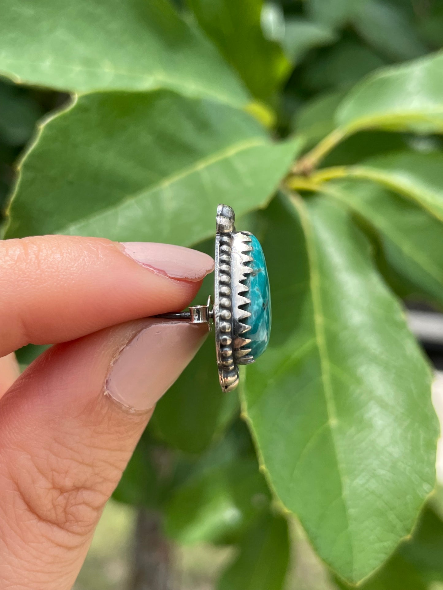Kingman Turquoise Stud Earrings | 925 Sterling Silver D189