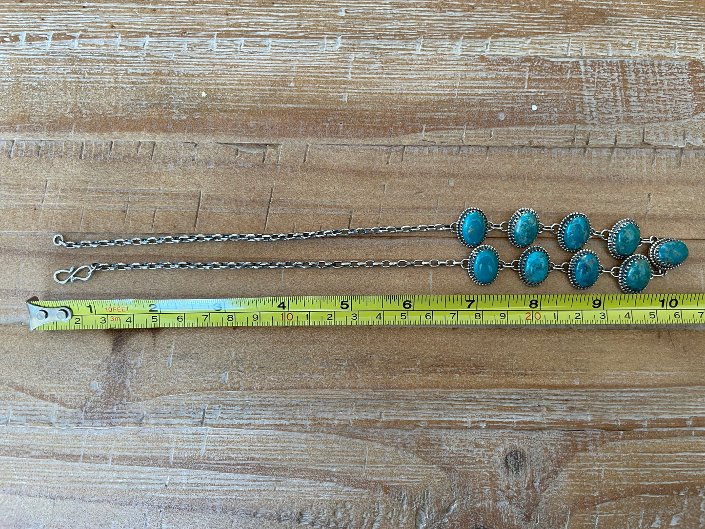 Turquoise Lariat Necklace | Sterling Silver 925 B429