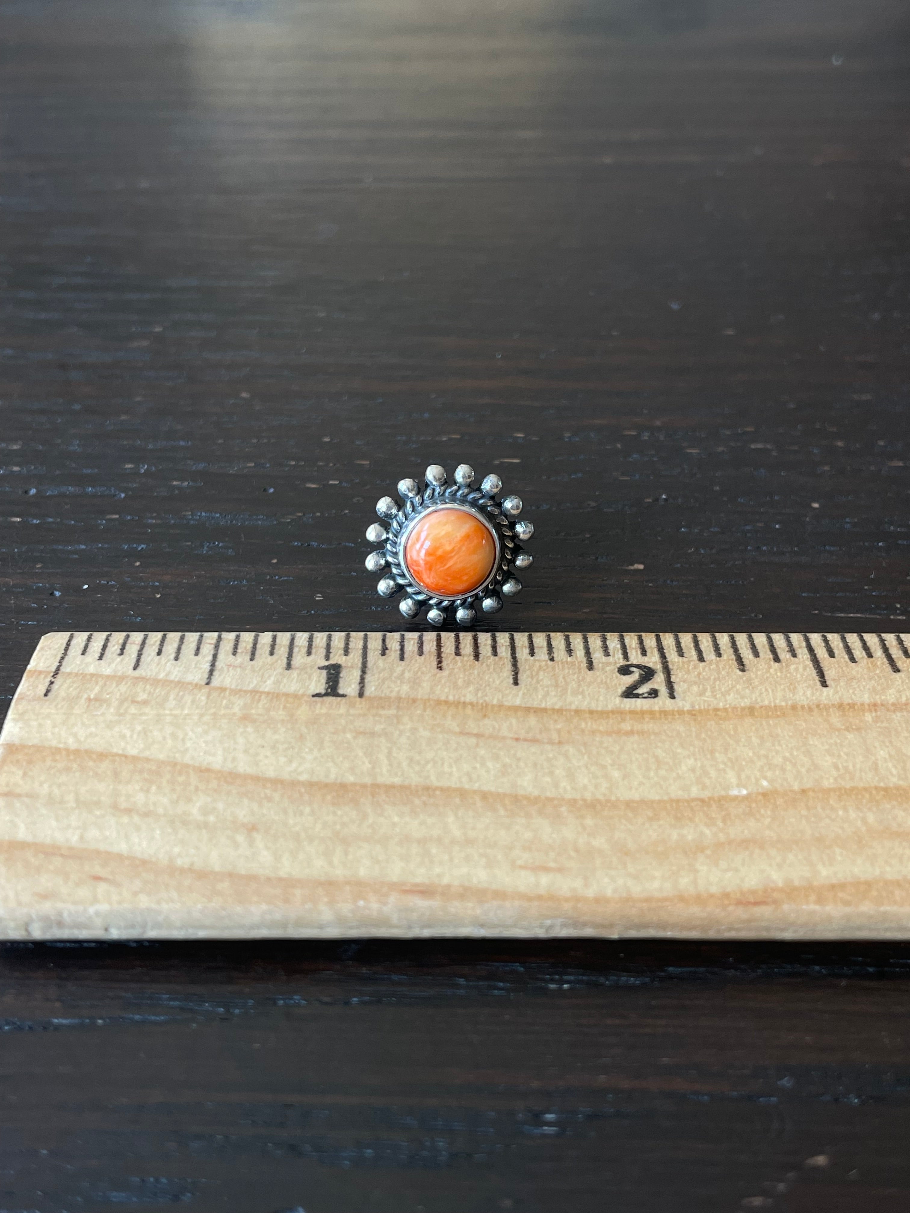 Spiny Oyster Stud Earrings | 925 Sterling Silver E807