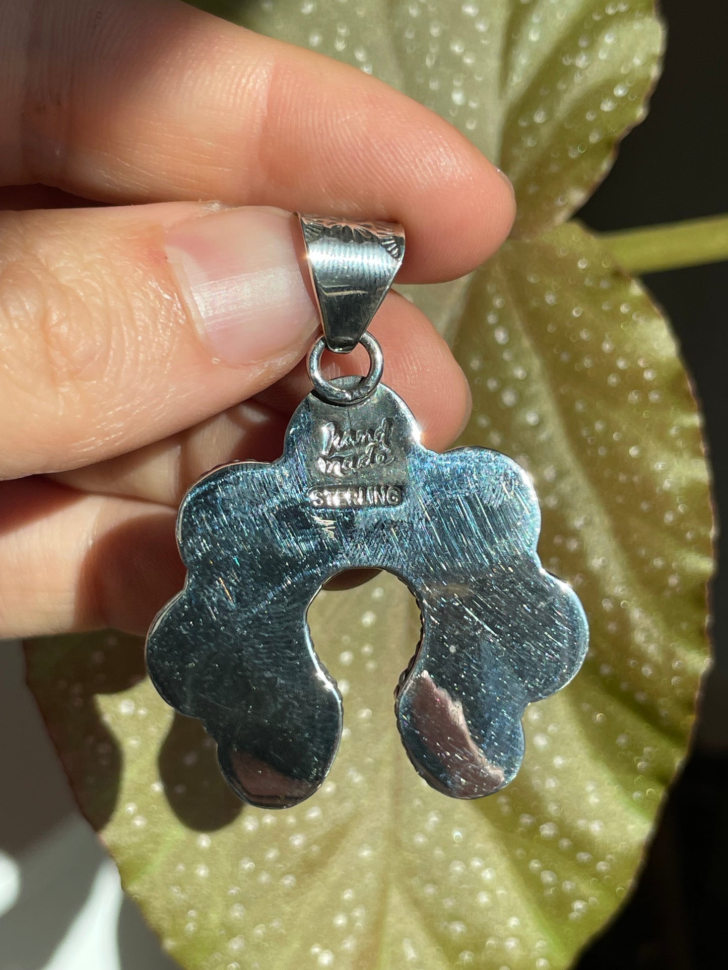 Pink Conch Naja Pendant | Sterling Silver 925 B858