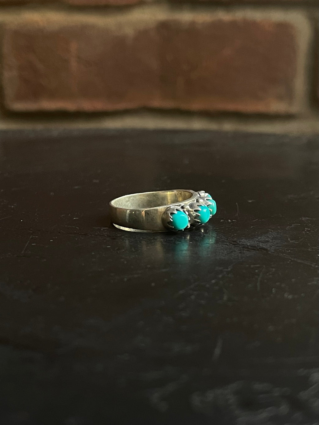 Kingman Turquoise Ring | Sterling Silver | Size 7 G372