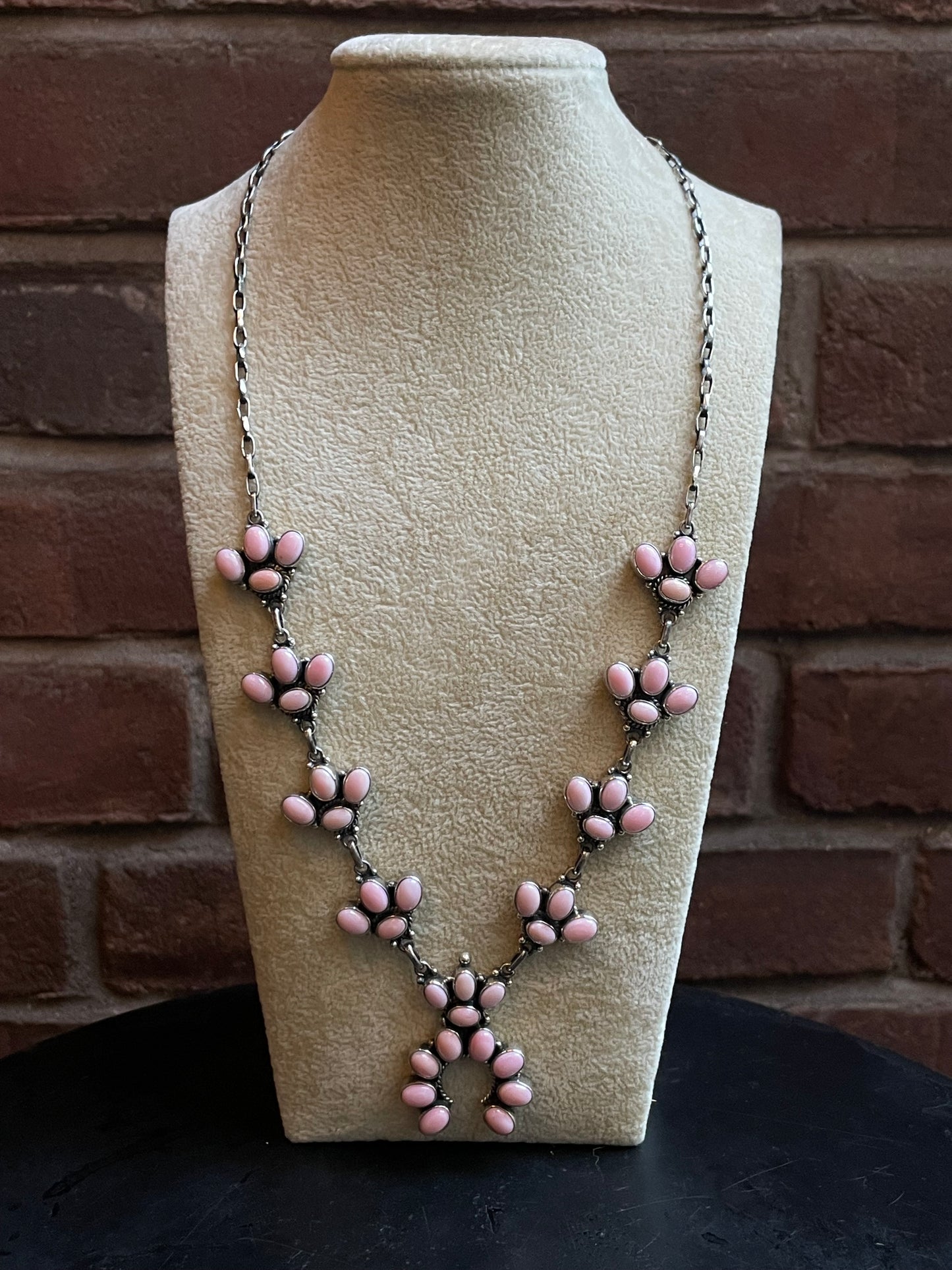Pink Conch Naja Necklace | 925 Sterling Silver E333