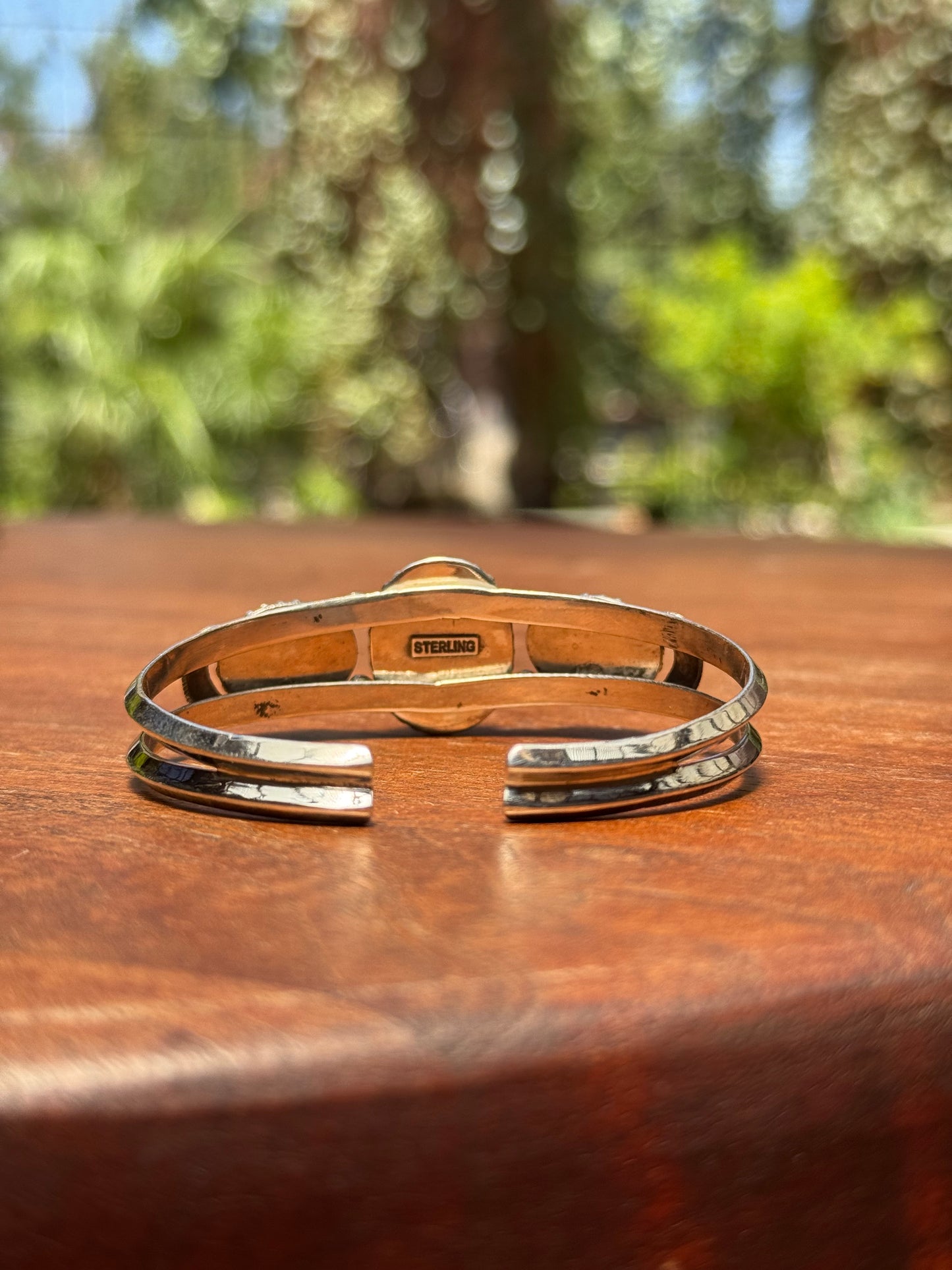 Dahlia Cuff Bracelet | 925 Sterling Silver Floral A571