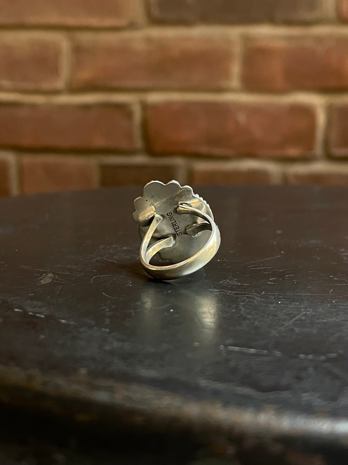 Pink Conch Rope Ring Size 6 | Sterling Silver E922