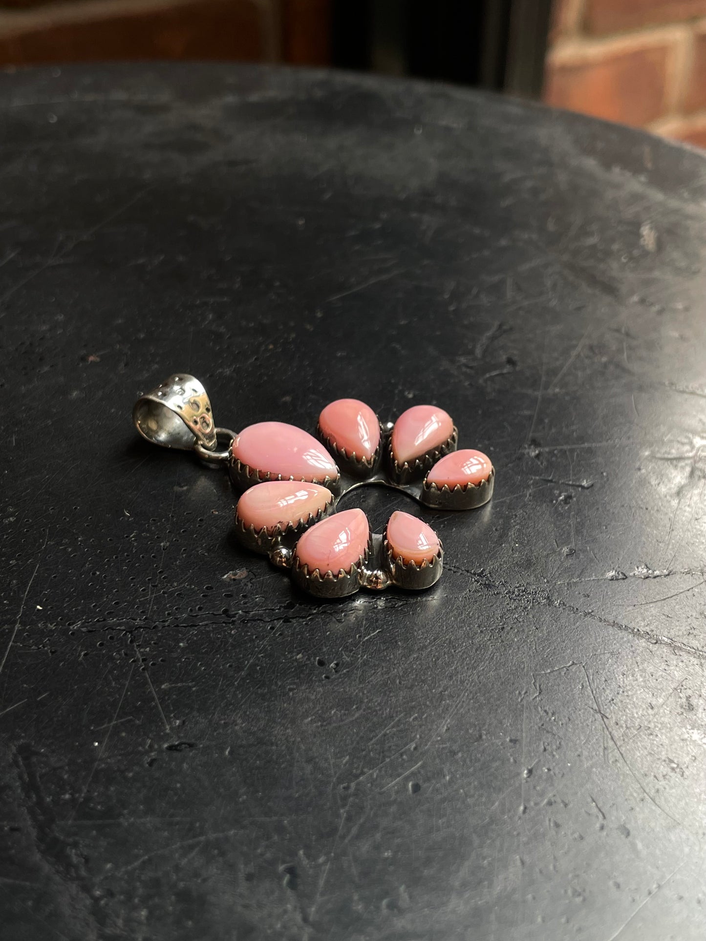 Pink Conch Naja Pendant | 925 Sterling Silver E222