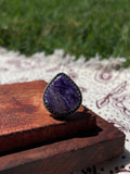 Charoite Ring Size 6.5| 925 Sterling Silver D294