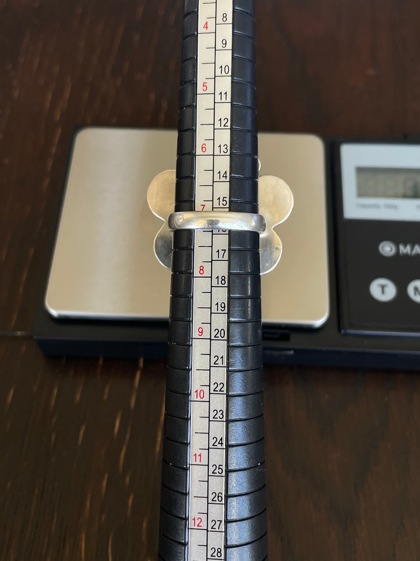 Pink Conch Turquoise Butterfly Ring Size 7 | Sterling Silver E894