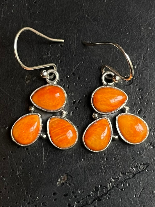 Spiny Oyster Hook Earrings | 925 Sterling Silver G253