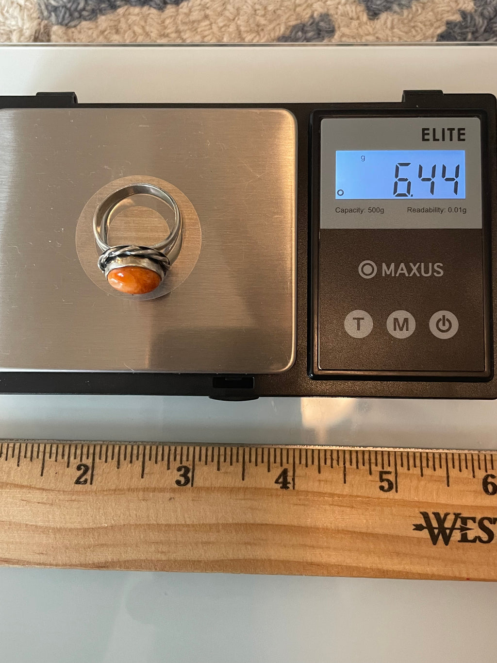 Spiny Oyster Ring Size 8| 925 Sterling Silver G209