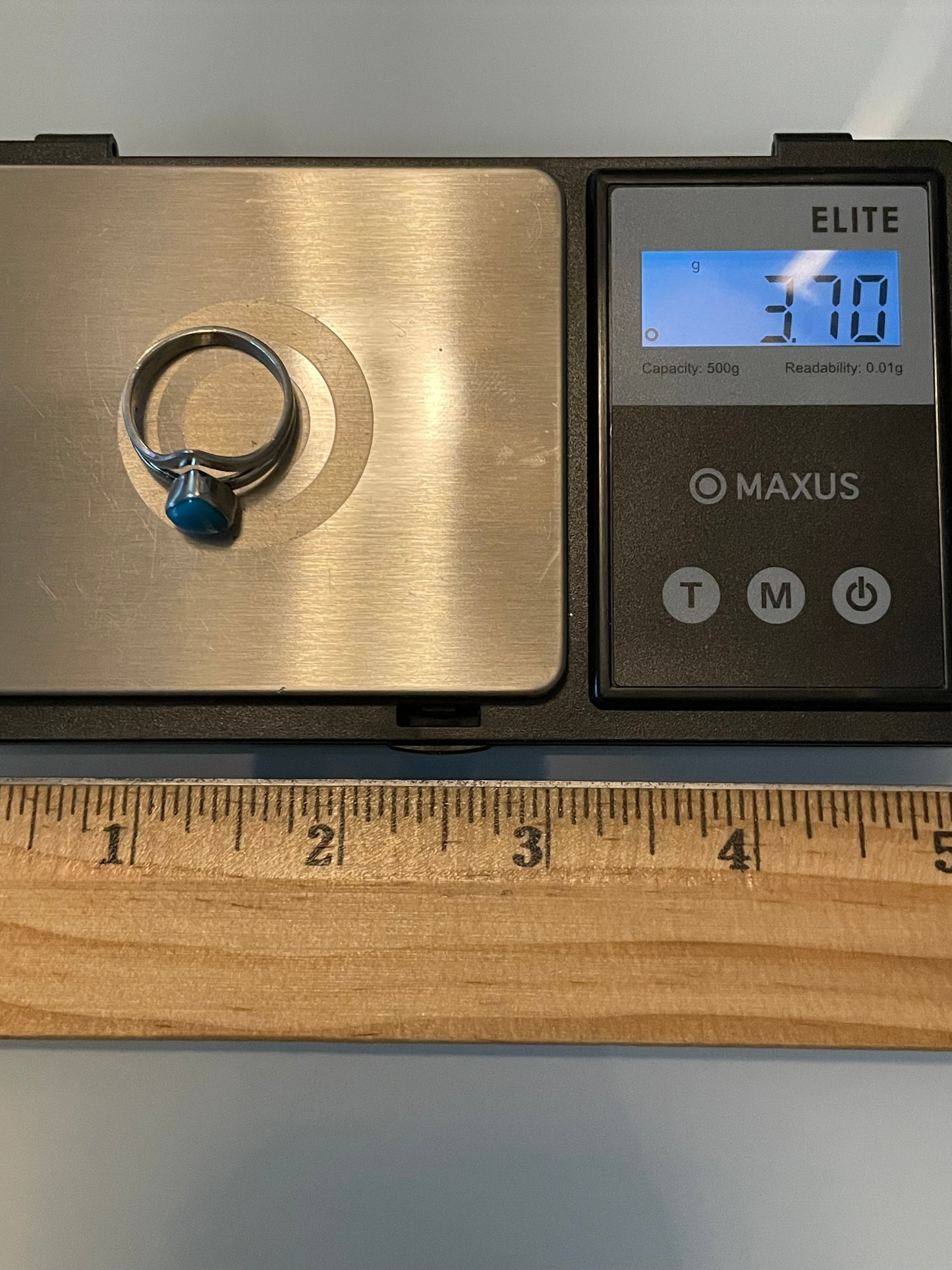 Kingman Turquoise Ring | Sterling Silver | Size 7 G381