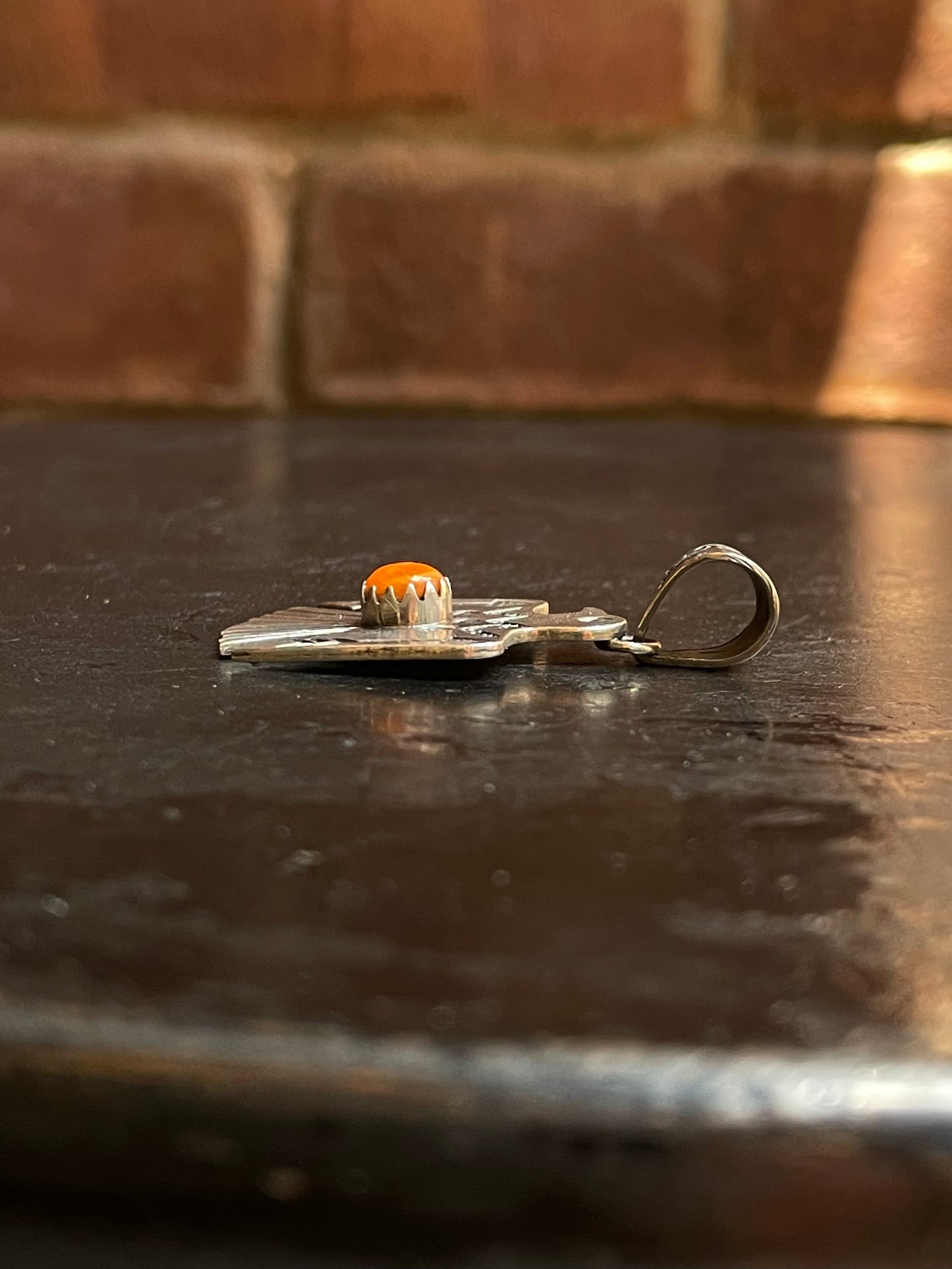 Spiny Oyster Thunderbird Pendant | Sterling Silver G431