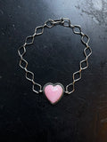 Pink Conch Heart Bracelet | 925 Sterling Silver E547
