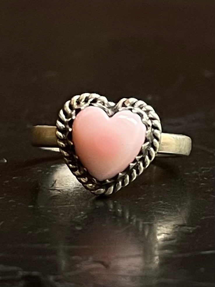 Pink Conch Ring Size 5.75 | 925 Sterling Silver G163