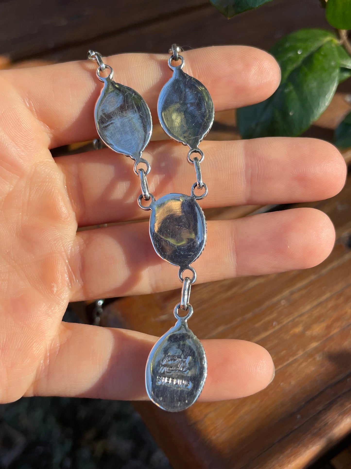 Spiny Oyster Vertical Pendant Necklace | Sterling Silver 925 | B896