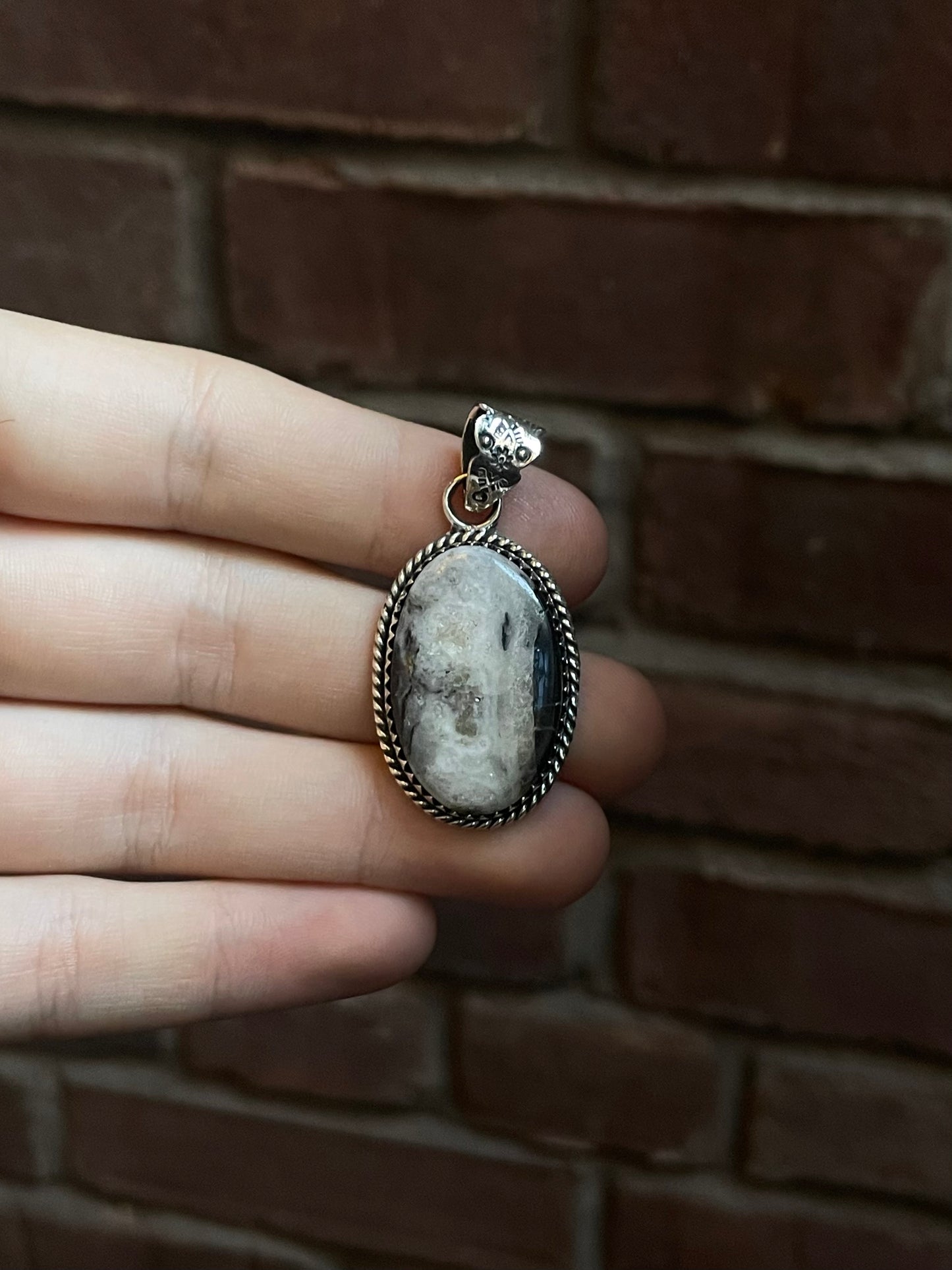 White Buffalo Pendant | Sterling Silver 925 C676