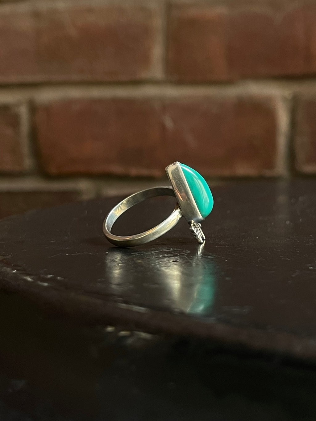 Kingman Turquoise Ring Size 6.75 | 925 Sterling Silver G560
