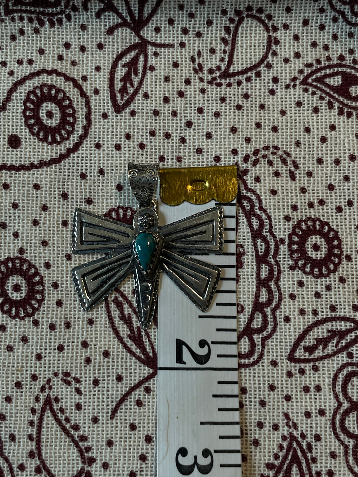 Turquoise Butterfly Pendant | 925 Sterling Silver E270