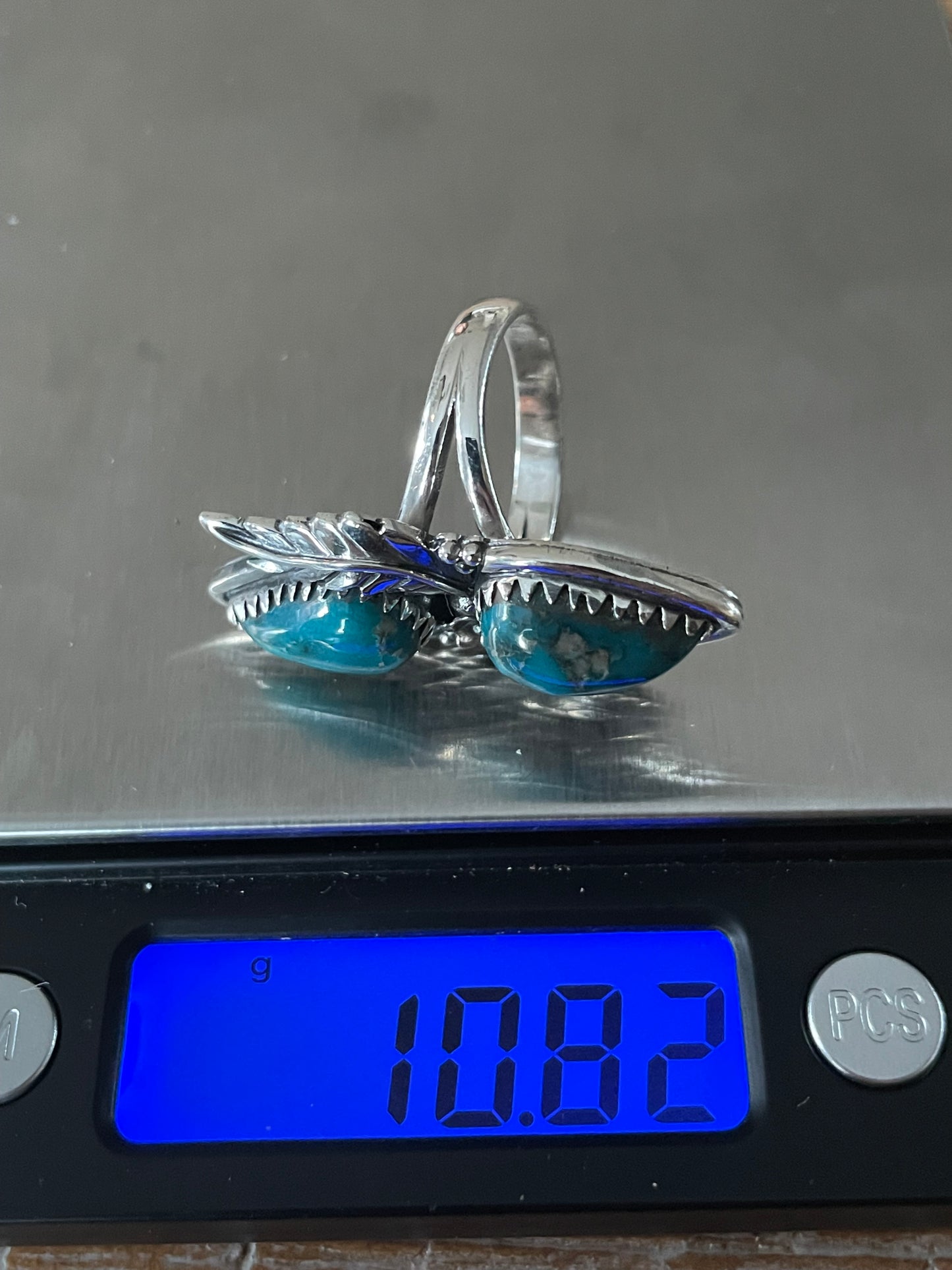 Chrysocolla Ring | 925 Sterling Silver Size 9 Y59