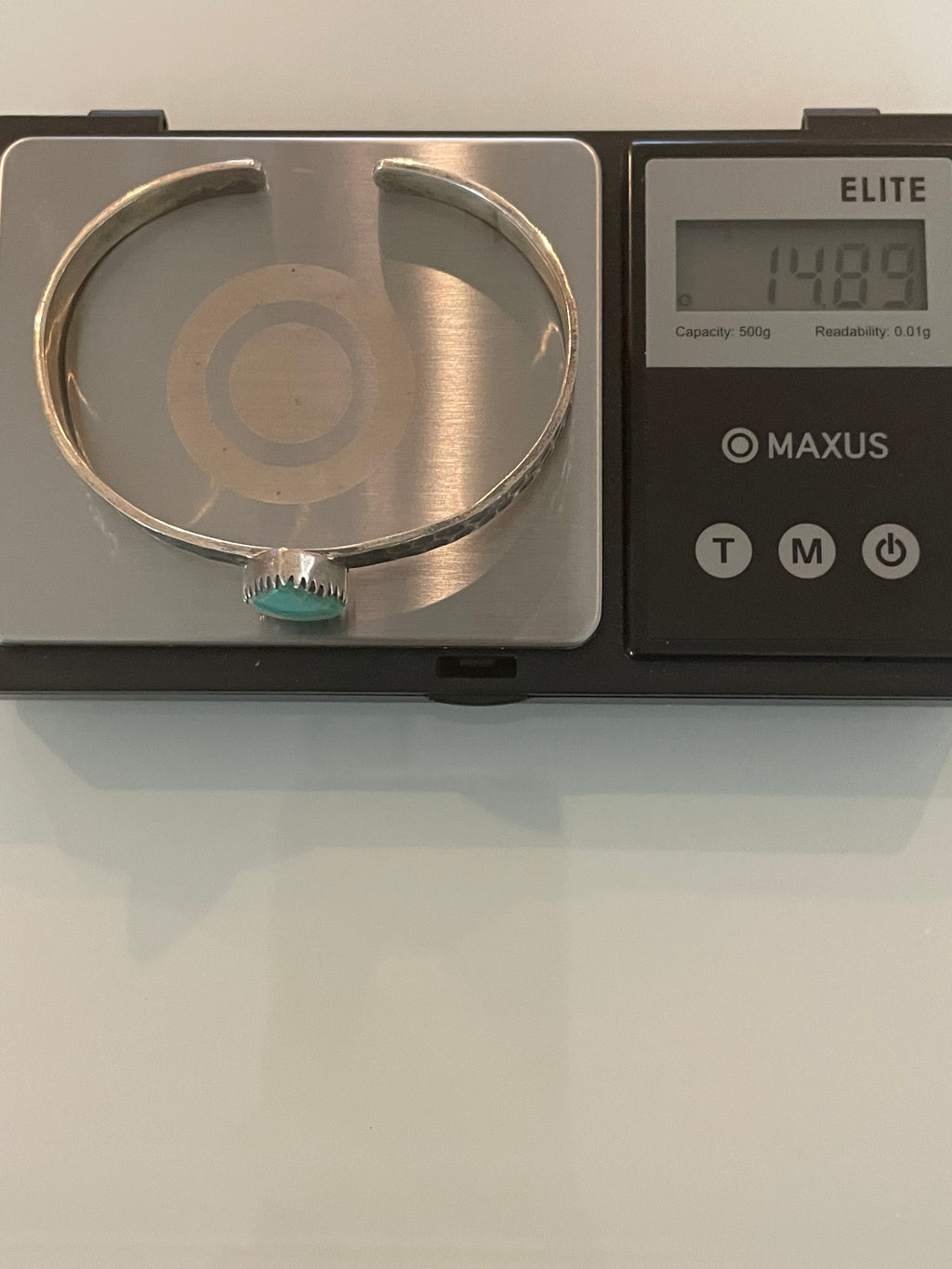 Turquoise Teardrop Cuff Bracelet | 925 Sterling Silver G742