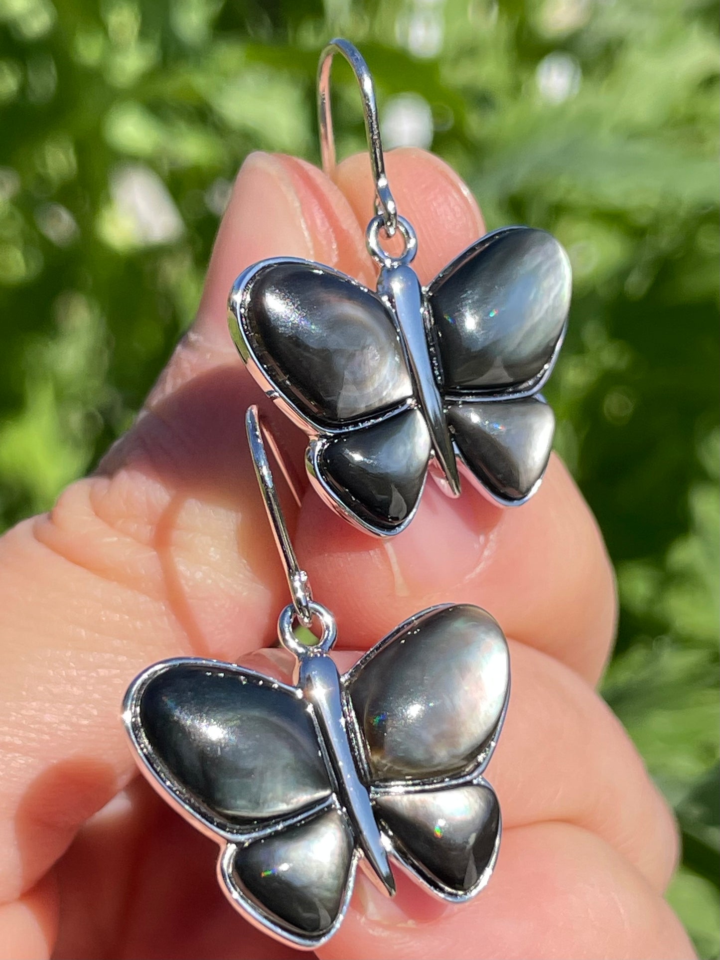 Abalone Dangle Earrings | Sterling Silver 925 J43