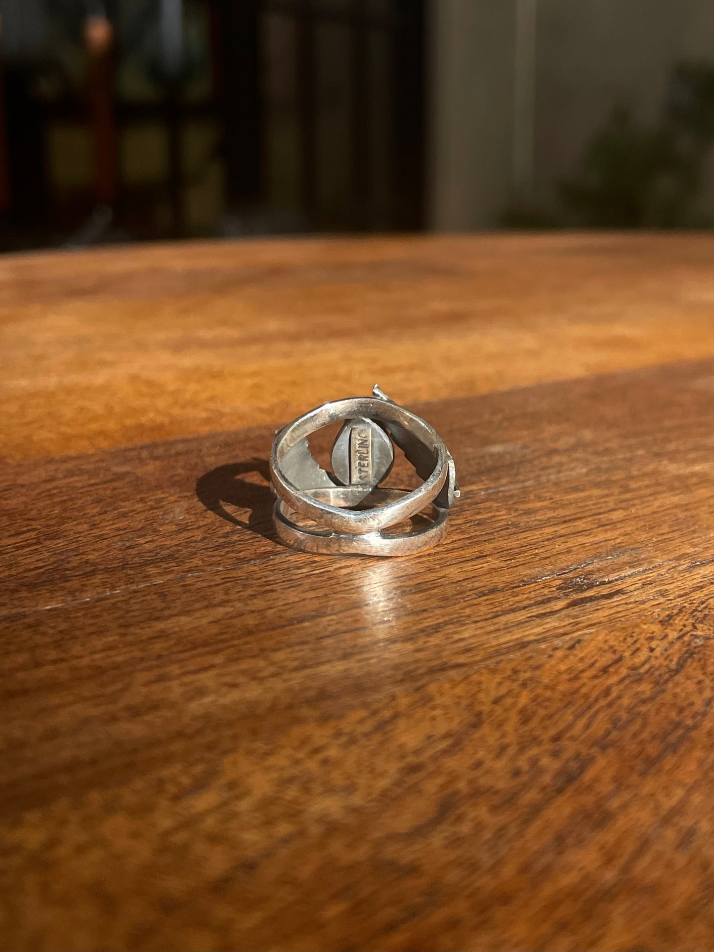 Pink Conch Ring Size 8 | 925 Sterling Silver C876